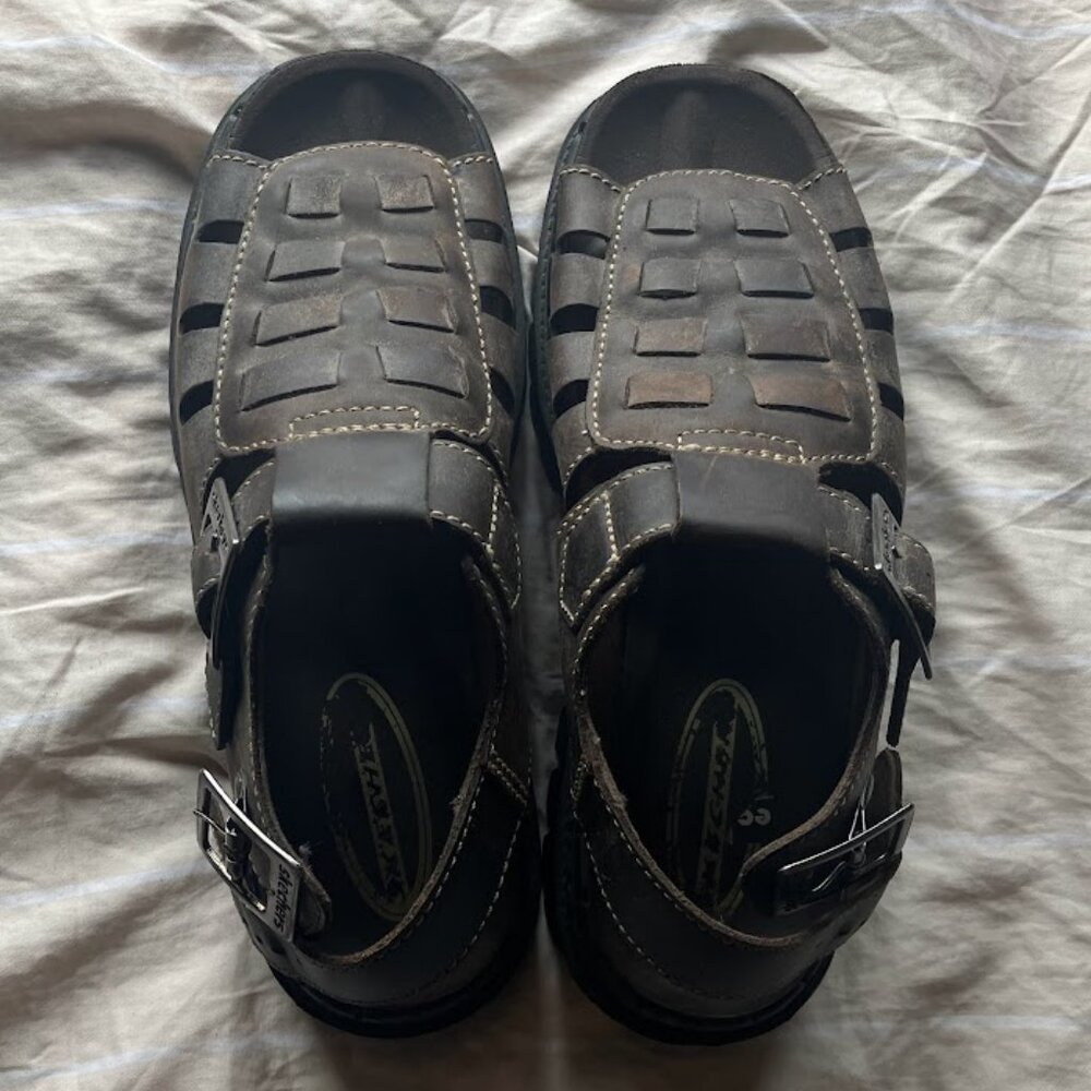Skechers leather slippers